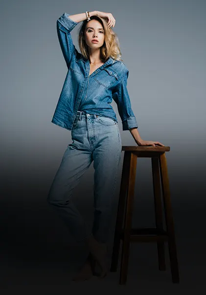 Jeans mom fit