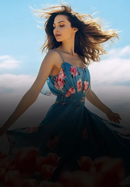 Robe à fleurs